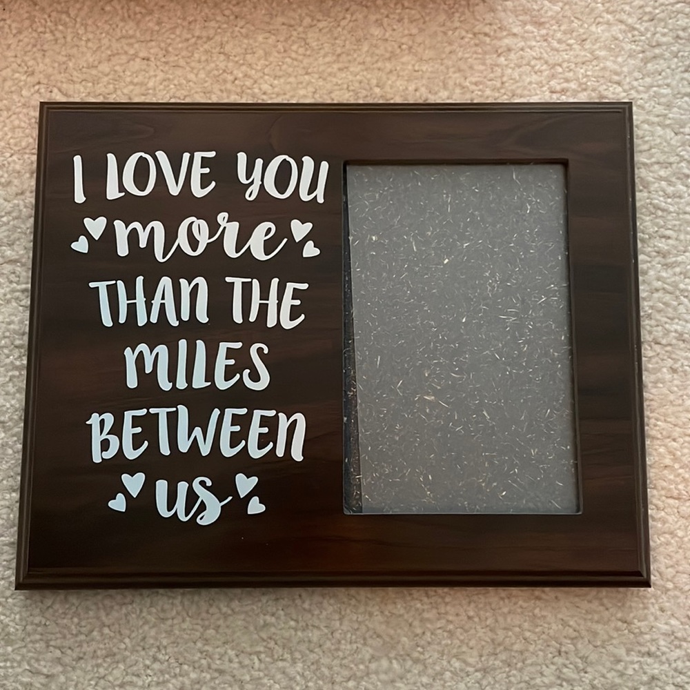 NWT❗️Elegant Sign | I love you more frame